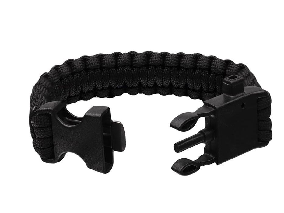 Bransoletka Survivalowa Paracord 5W1 Krzesiwo Kompas Gwizdek Br-003