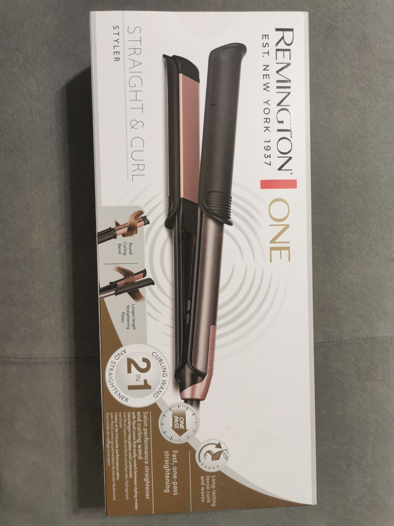 Remington One - Prostownica i lokówka 2 w 1 One Straight & Curl S6077
