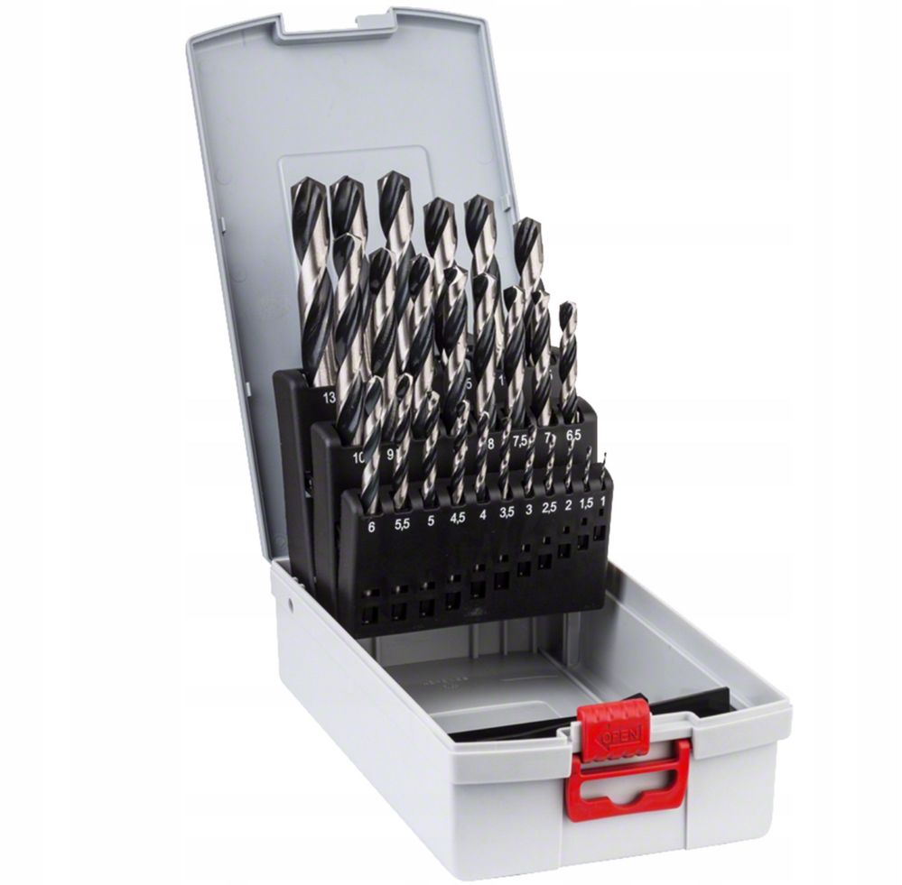 BOSCH ZESTAW WIERTEŁ do Stali Metalu Drewna PVC 25szt