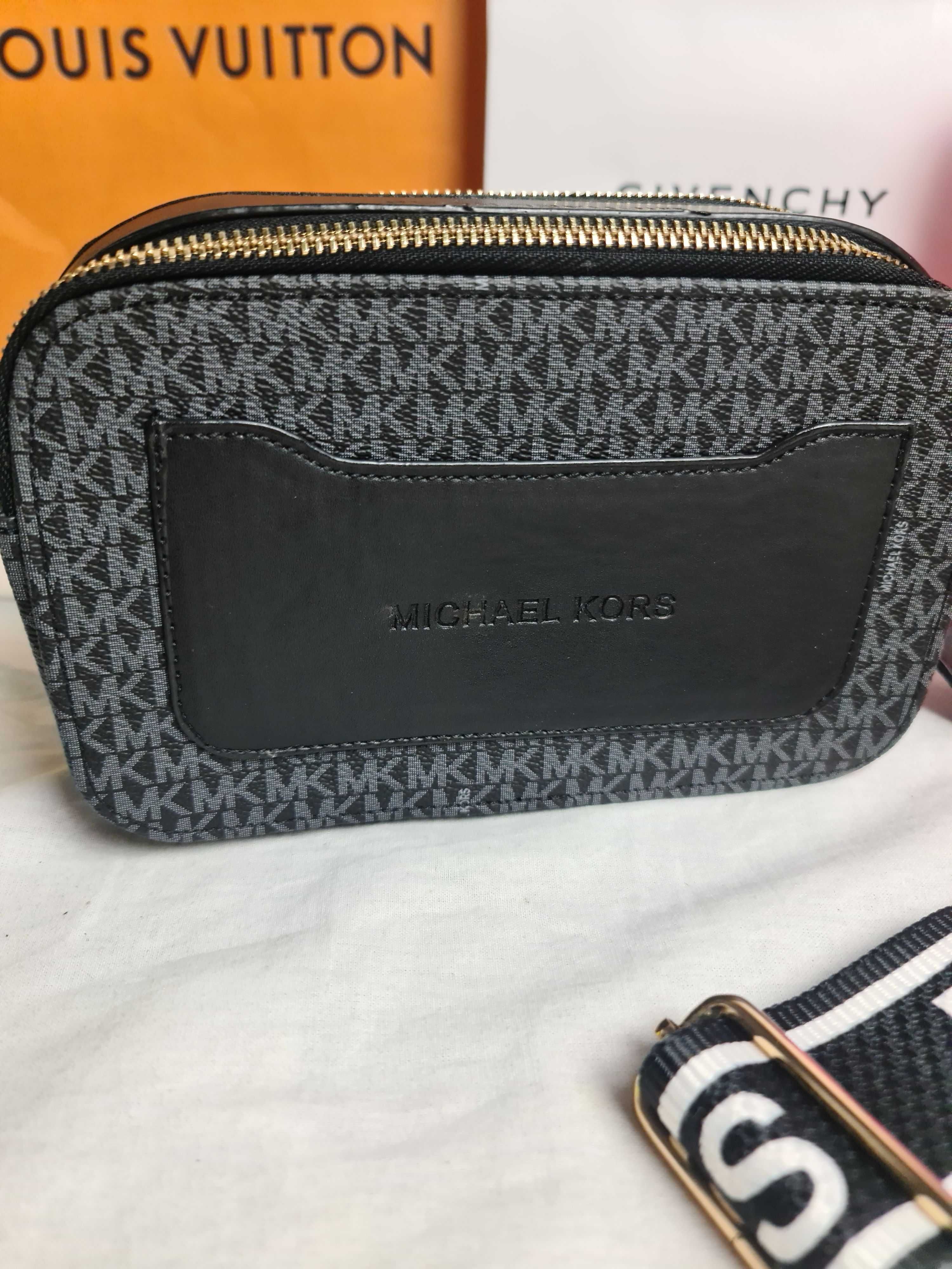 Torba michael kors kuferek grafitowa torebka damska mk