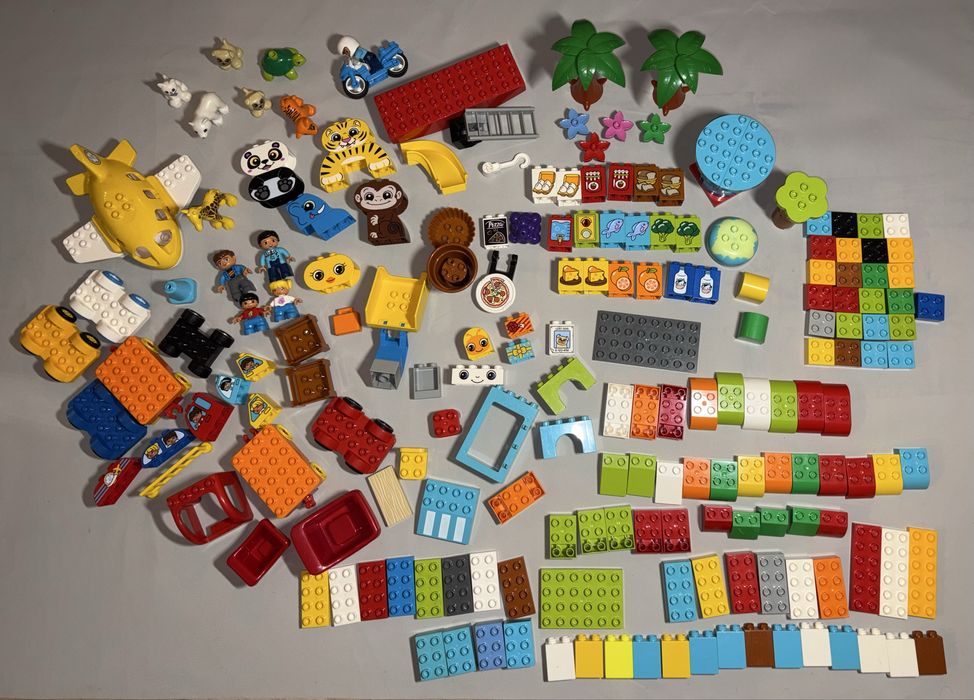 Lego Duplo, ponad 200 szt. + GRATIS Cobi 130 szt