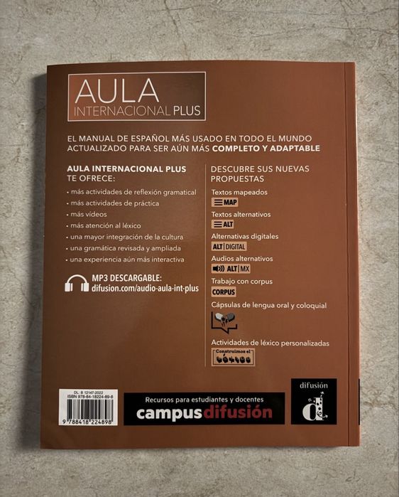 Podrecznik AULA Internacional plus 5 hiszpański