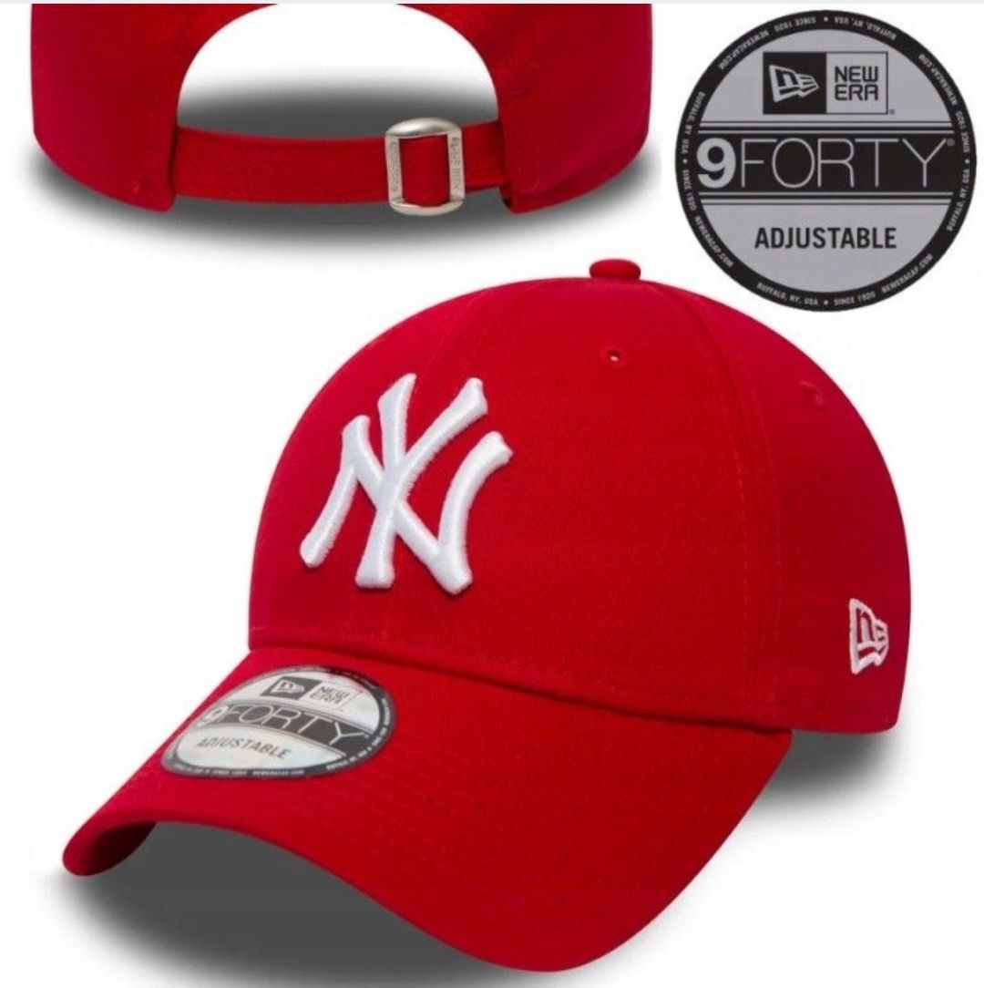 New Era czapka z daszkiem czerwony