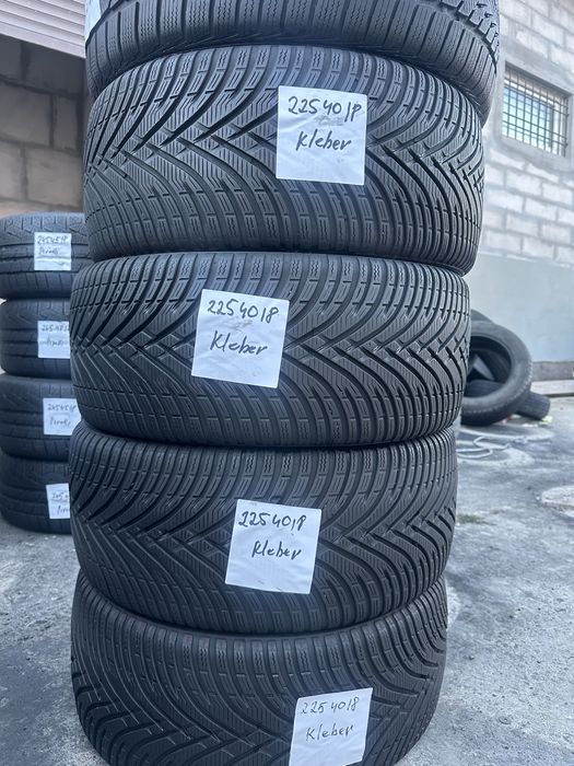 225/40/18 шины зима отличные Kleber 2023 год