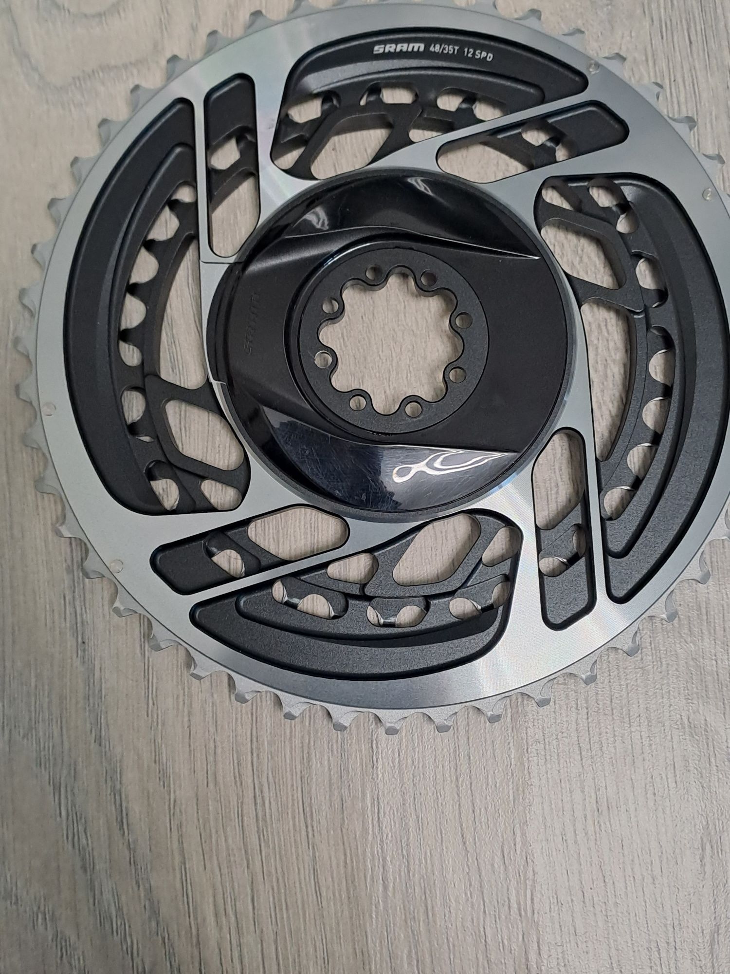 SRAM RED AXS D1 Spider tarcze łańcuchowe, 2x12, polar grey