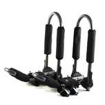 2 pares Rack J-Bar Kayak Carrier para Teto Top Mount Carro Crossbar