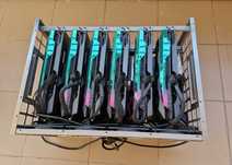 2 Rigs de mineração com 6 3080Ti's