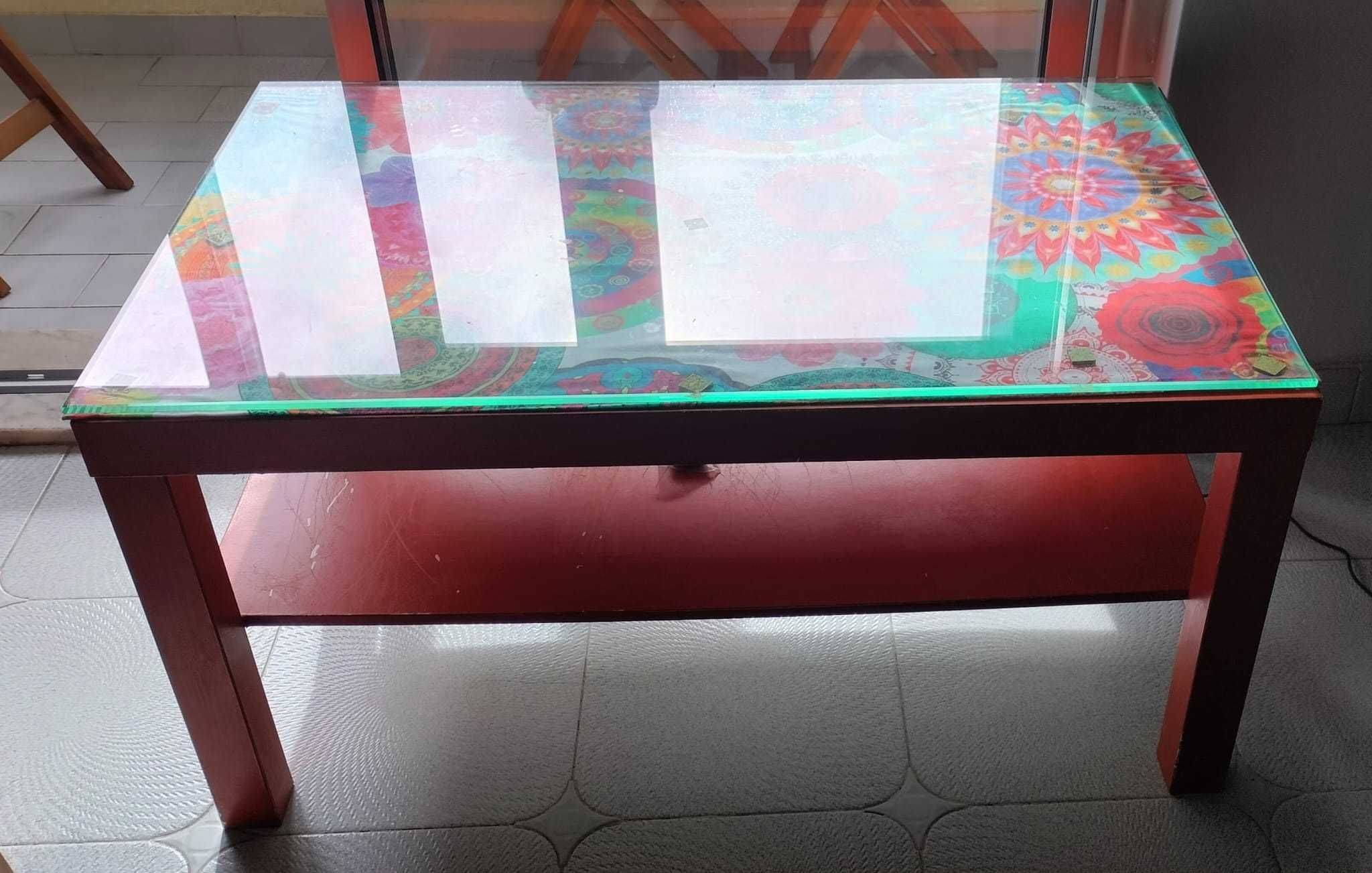 Mesa de Sala vidro temperado