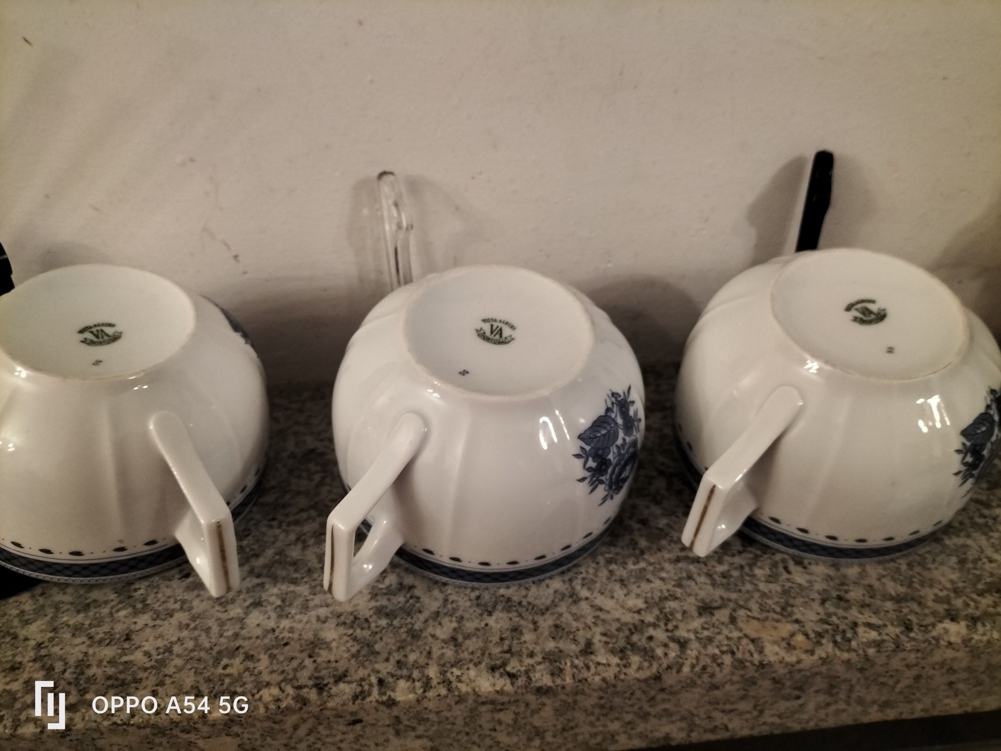 Vista Alegre chávena almocadeira ,cozinha velha