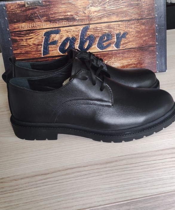 Кожаные туфли Faber, 39р