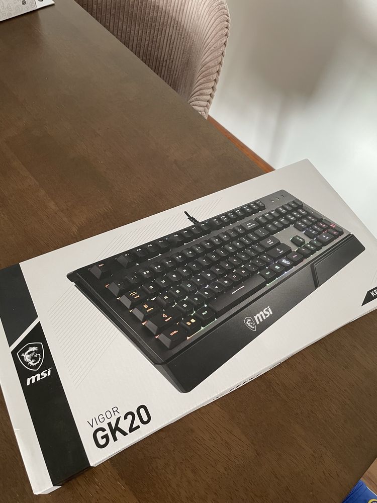 Teclado MSI gaming Vigor GK20 NOVO