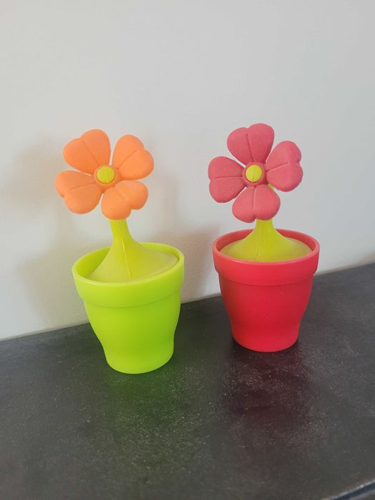 Zaparzaczki do herbaty, kwiatuszki, 2 szt.