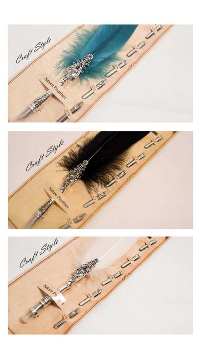 Caneta de Aparo Clássica/Vintage (Pena, 3 Modelos)| NOVAS