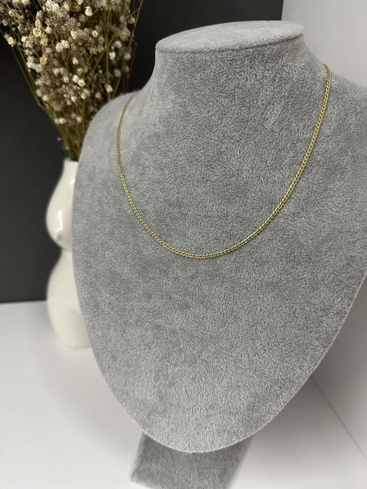 Złoto Komplet lańcuszek bransoletka próby 585