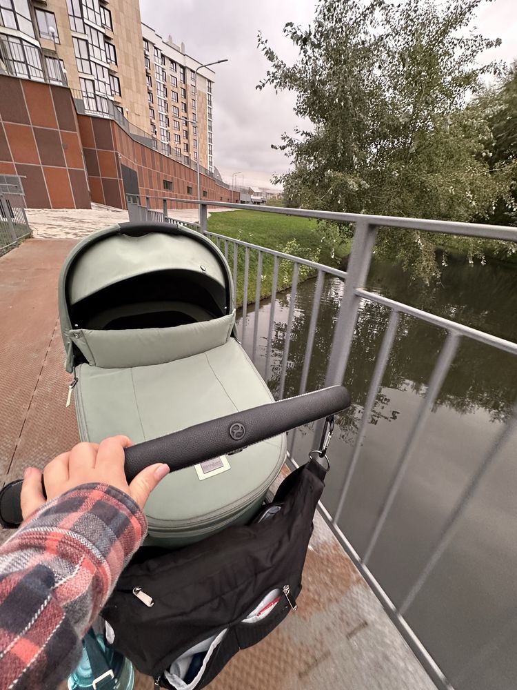 Cybex Priam 4.0 коляска 2 в 1 Leaf Green шасі Matt Black