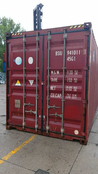 Kontener Morski 40 HC 12 metrowy Szczelny Transport