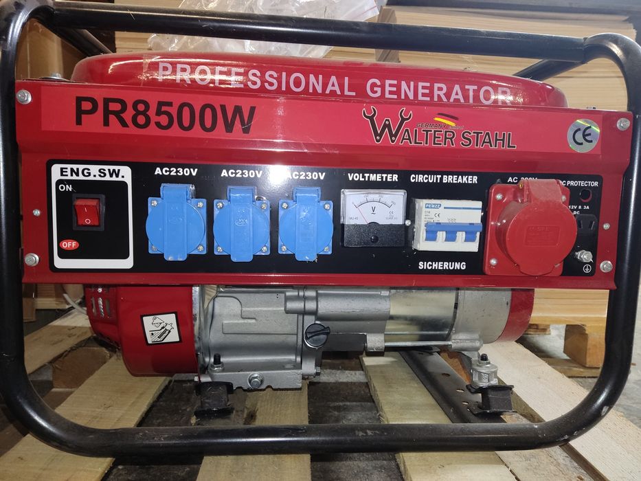 Генератор бензиновий Walter Stahl PR8500W (220/380 В)