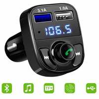 Transmiter Fm Sd Mp3 Bluetooth Ładowarka 2Xusb okazja podśw