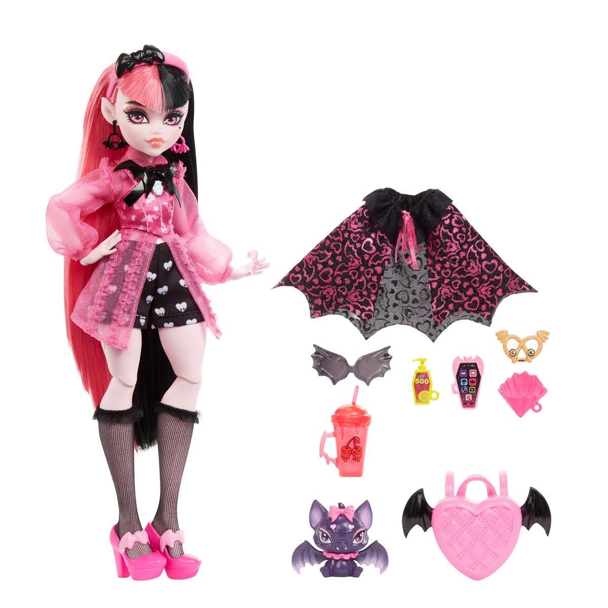 Монстер Хай Дракулаура Draculaura Doll With Pet ​2022