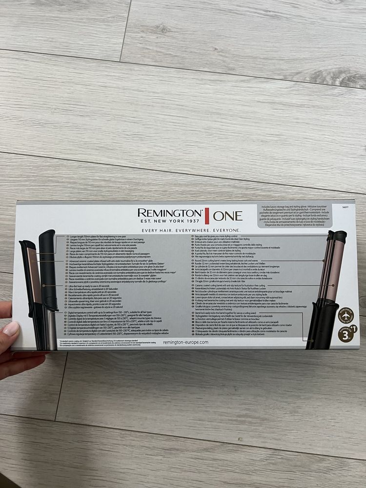 Prostownico- lokówka Remington ONE Straight & Curl 2w1
