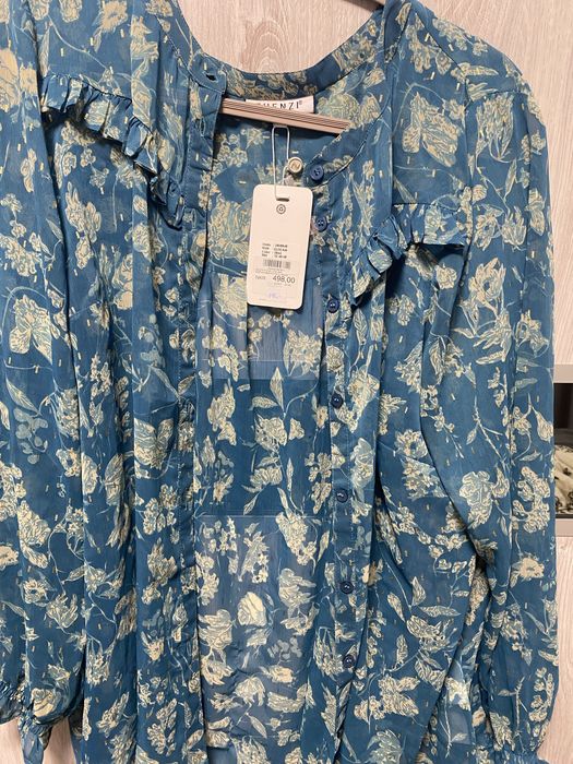 Шифонова блуза рубашка