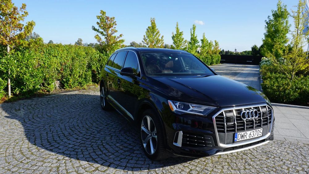 Audi Q7 340KM Quattro Mild Hybrid• V6 • 7-osób • Wentylowane fotele • Panorama