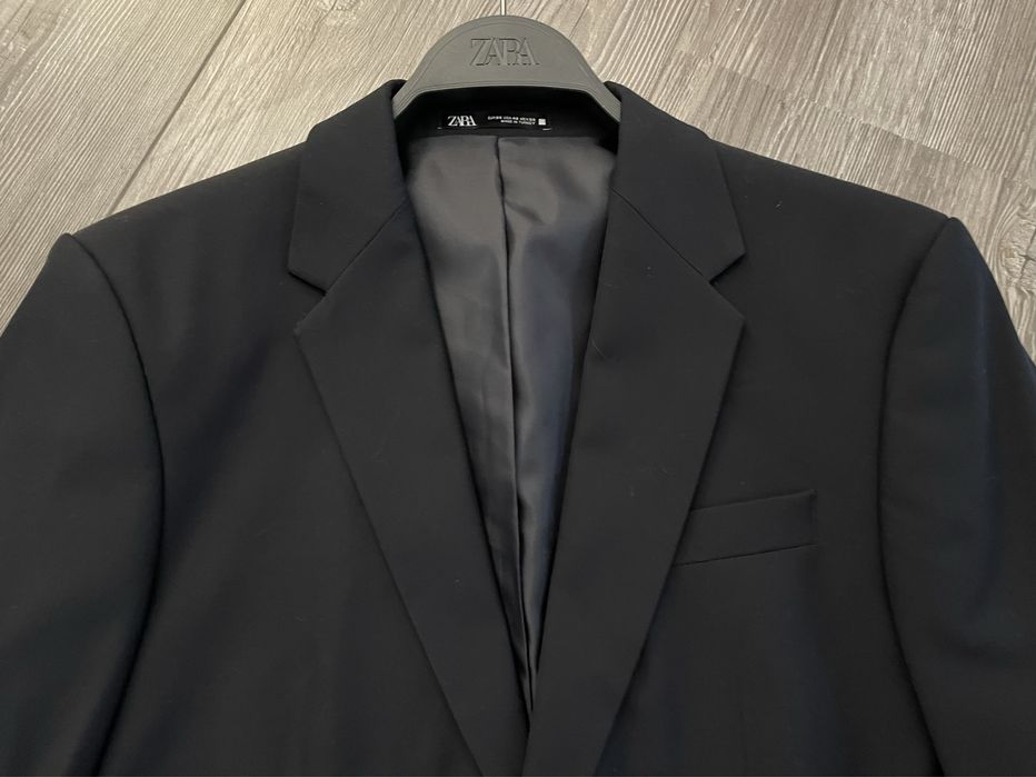 Zara Garnitur slim fit, Marynarka 50, spodnie 40