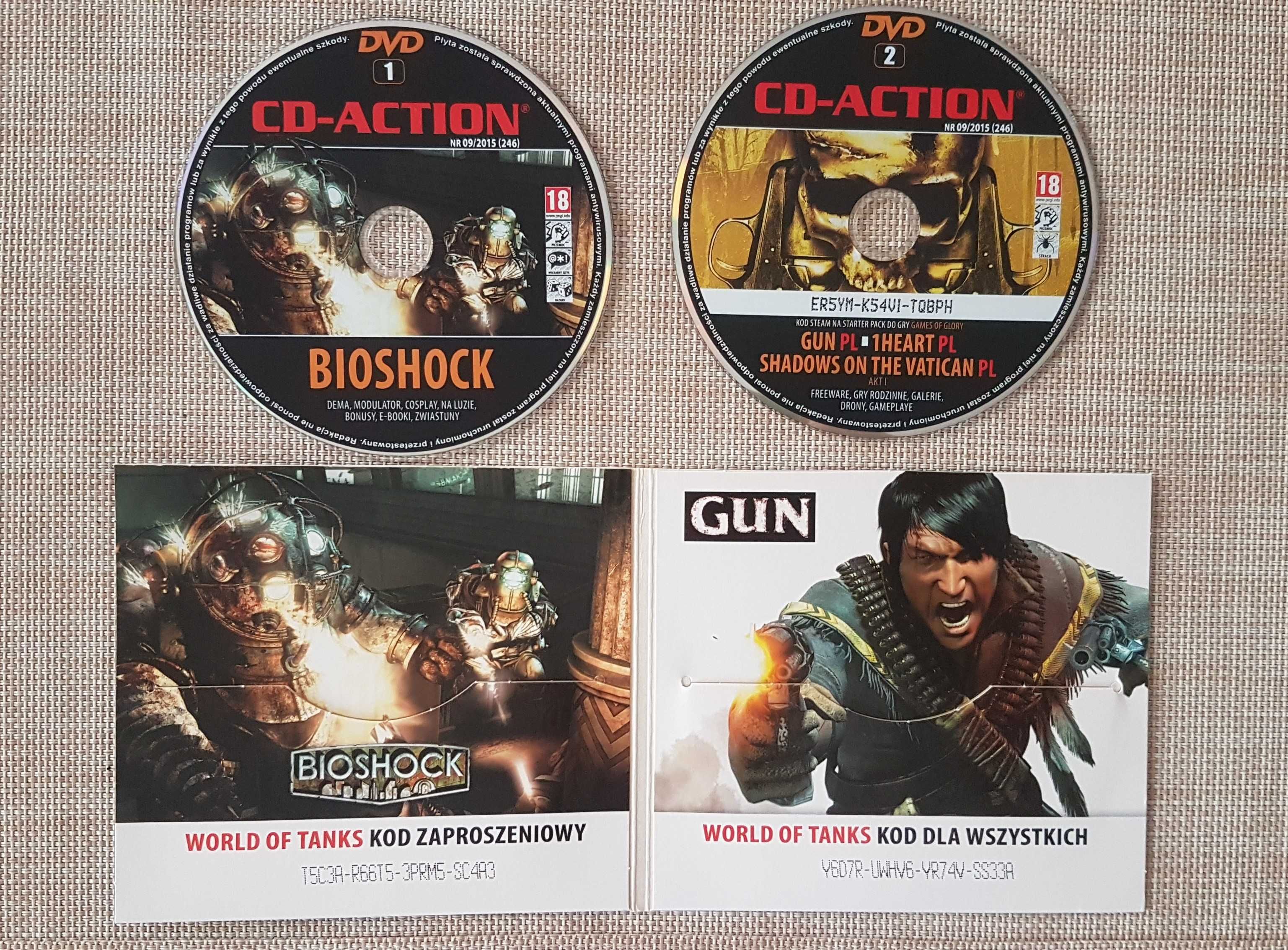 CD-Action 9/2015, 246 Bioshock + Gun + 1Heart