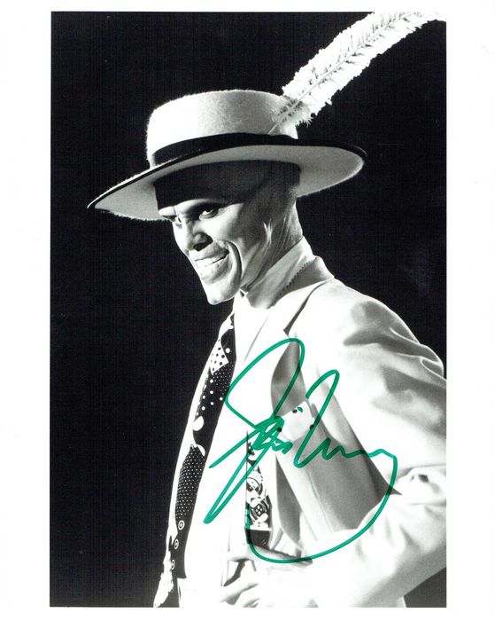 Jim CARREY - autograf, fotografia 20x25 cm, Joker, Batman