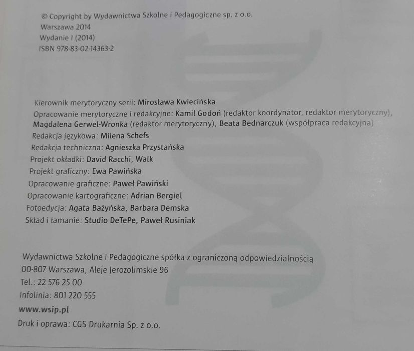Zdasz.to repetytorium matura biologia rozszerzenie WSiP
