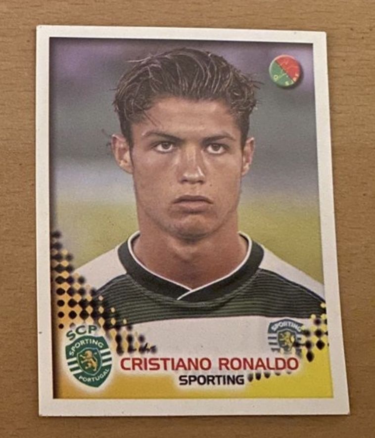 Cromos Panini Futebol 2002/2003 - Rookie Cristiano Ronaldo