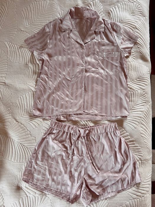 Sinsay piżama dwuczęściowa w stylu Victoria Secret rozmiar M