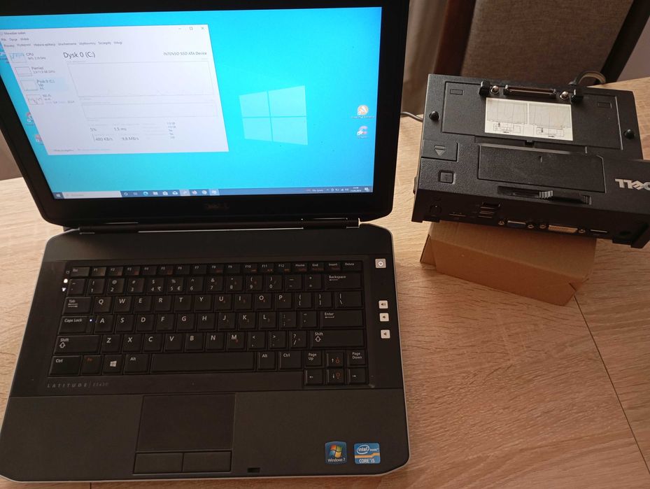 Laptop DELL E 5430 Win 10 Nowy Ram 10Gb , Dysk SSD i Stacja Dokująca