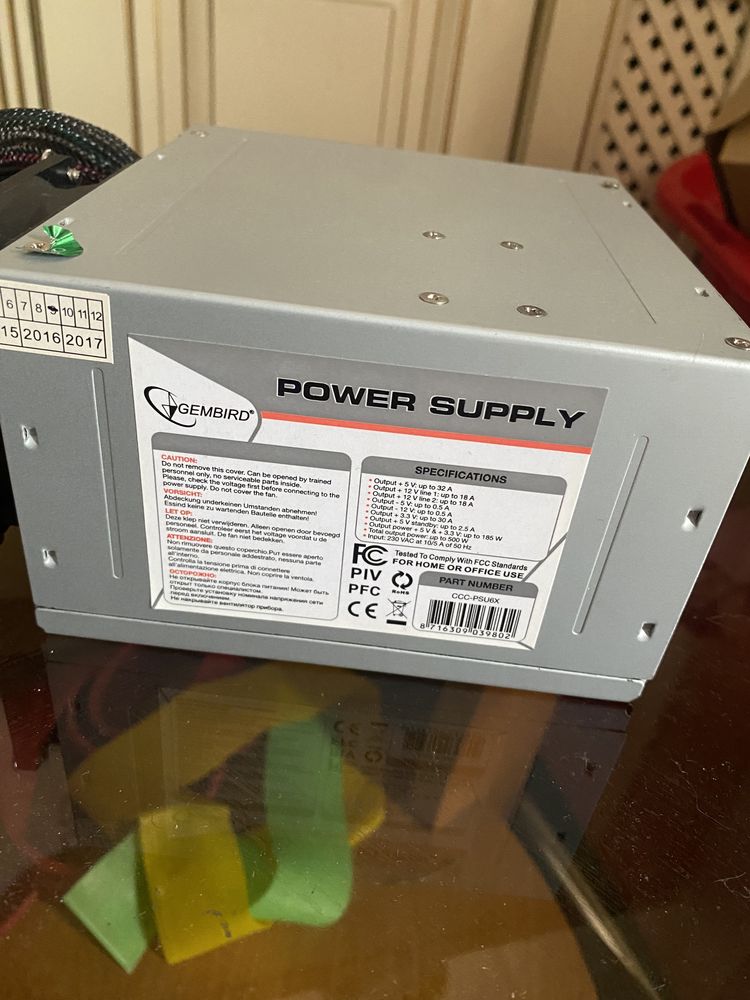 блок питания GEMBIRD Power Supply CCC-PSU6 (500 W)