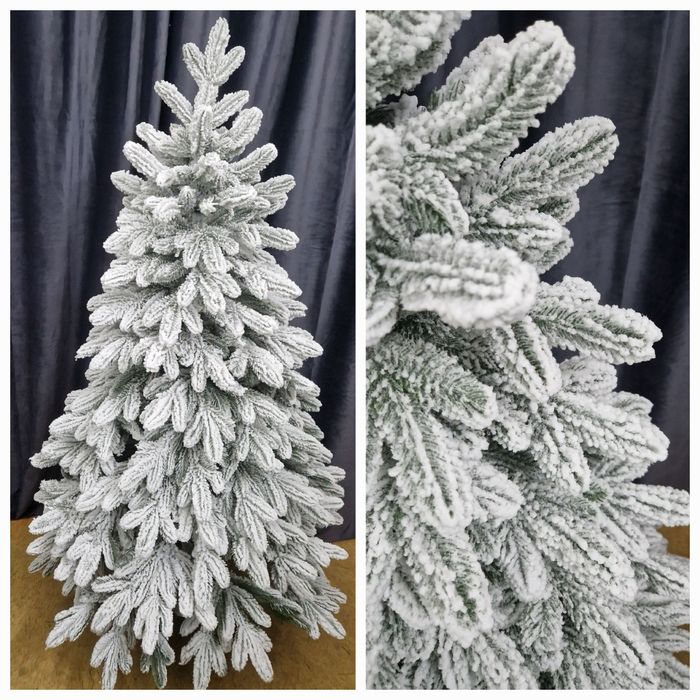 Ялинка штучна лита засніжена 1,5м Елка искусственная литая заснеженная