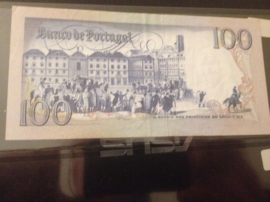100$00 MANUEL M. BARB. DU BOCAGE de 1980 nova com um vinco no centro