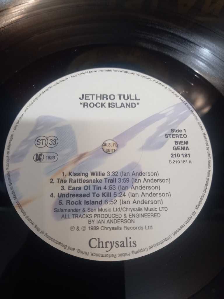 Jethro Tull Rock Island, płyta winylowa