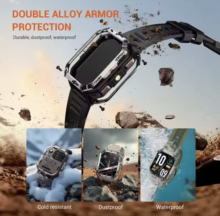 Смарт годинник Blackview W70 pro Black 900 mAh