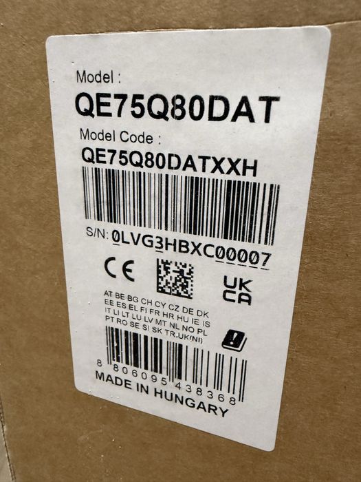 Телевізор Samsung QLED QE-85Q80D, 75Q80D, 65Q80D, 55Q80D