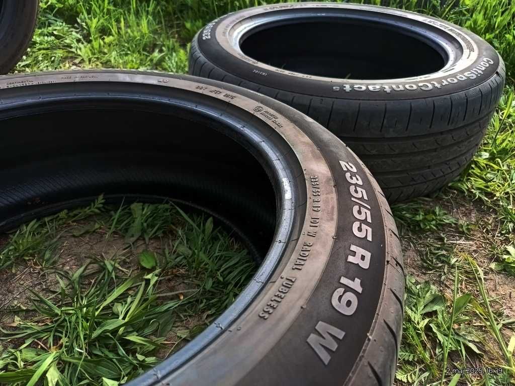 235/55 R19 101W 2Opony CONTINENTAL ContiSportContact5 SUV AO 2021r~5mm