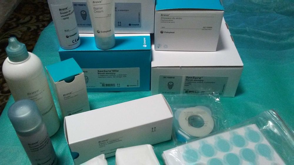 worki stomijne Coloplast plus pas i zestaw do pielęgnacji stomii