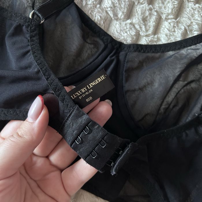 Топ прозорий чорний білизна Di Helen