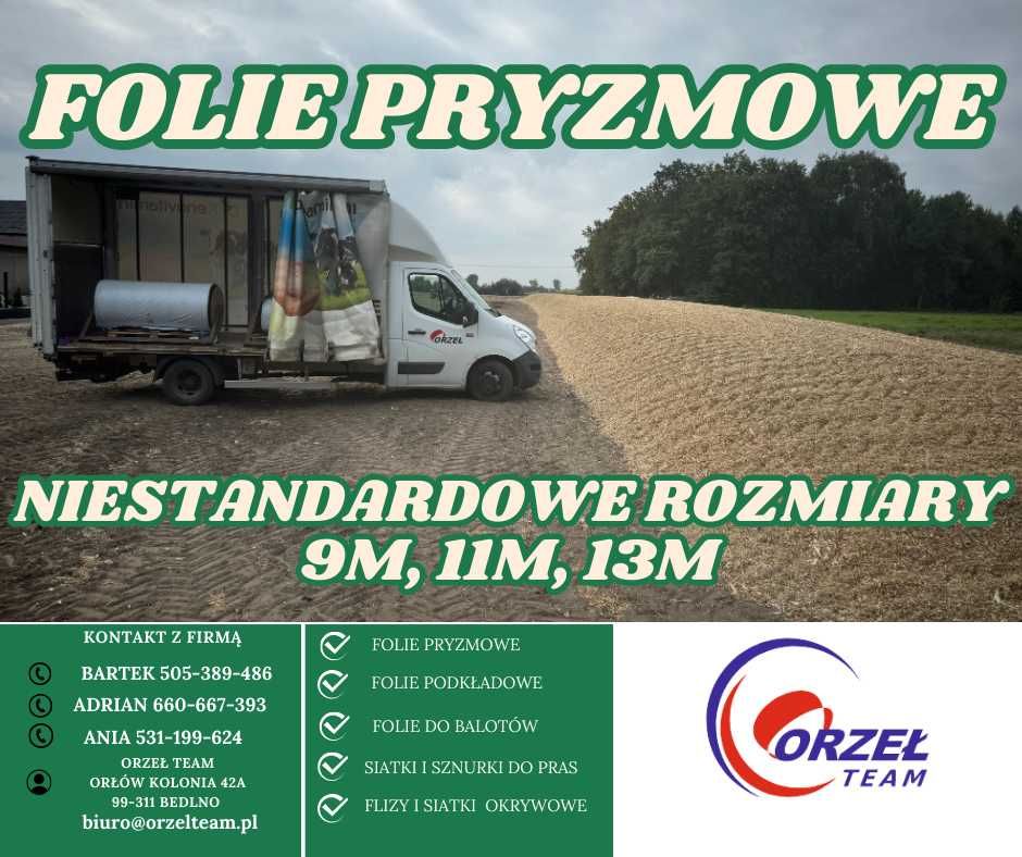 Folia kiszonkarska, pryzmowa na metry, NIESTANDARDOWE SZER. TRANSPORT