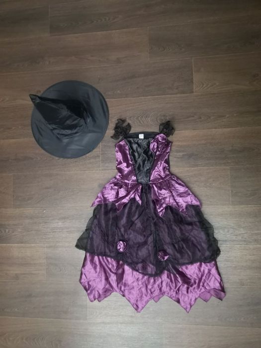 Карнавал маскарад костюм відьма капелюх ковпак хеловін 6 7 років 116