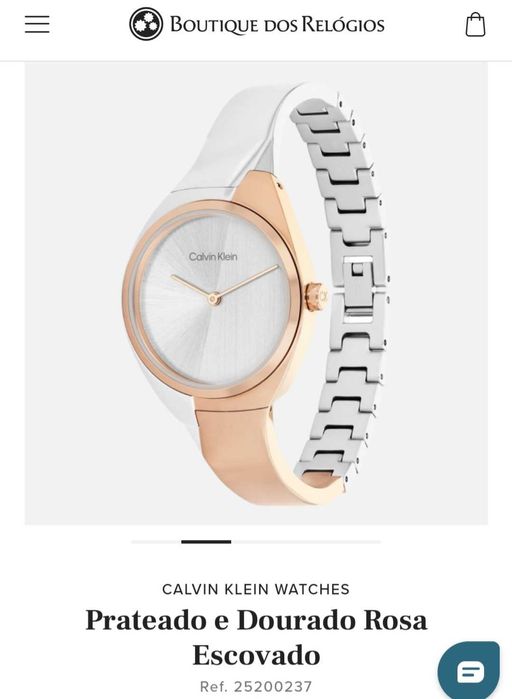 Relógio Calvin Klein watches Prateado e Dourado Rosa escovado