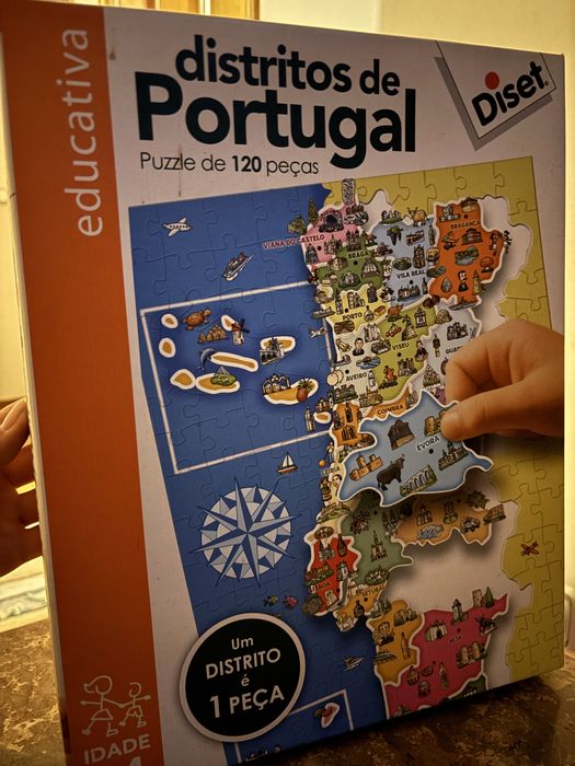 Puzzle - Distritos de Portugal
