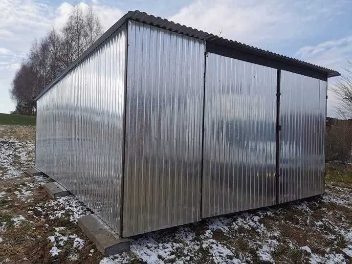 Garaż blaszak 3x5 Garaż blaszany Magazyn Garaż 4x5 4x6 6x5 6x8 Schowek