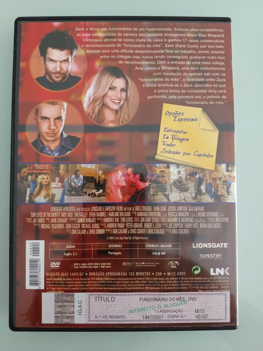 DVD funcionário do mês