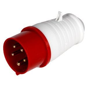 Силовая вилка переносная e.plug.pro.5.16, 5п., 380В, 16А