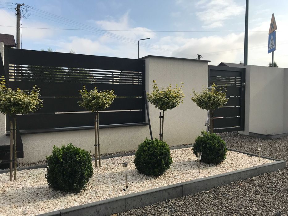Bramy przesuwne, dwuskrzydłowe, furtki, przęsła- OGRODZENIE ALUMINIOWE
